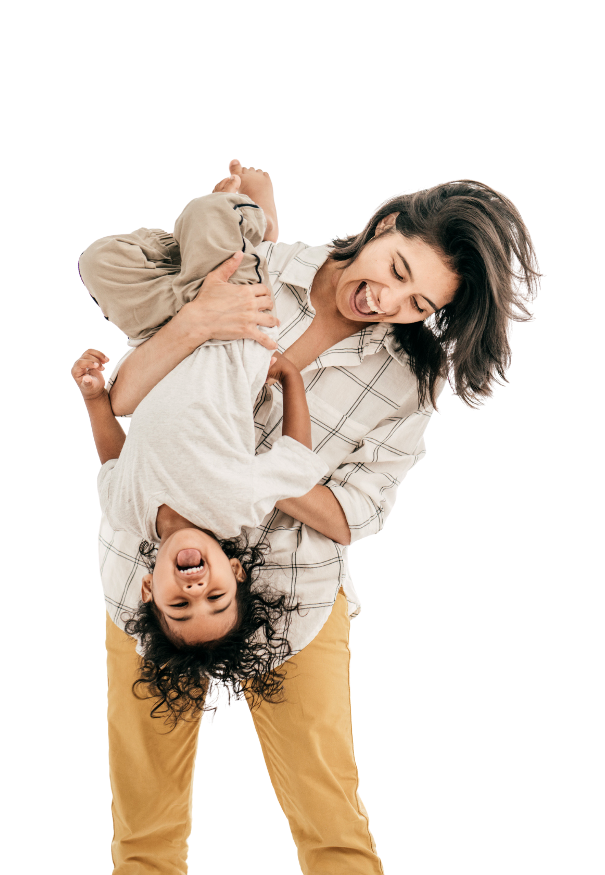 Moeder speelt met kind